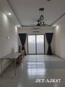 Full Furnished Seruling Apartment 1000sqf 3r2b,Bukit Raja, Klang