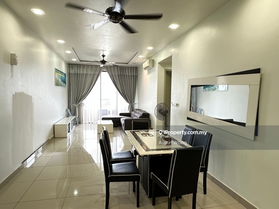 Fully furnished renovation D'aman residence puchong taman mas 1076sf