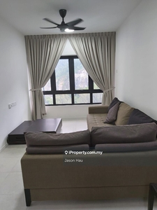 High floor above level 25 semi furnished, hillview