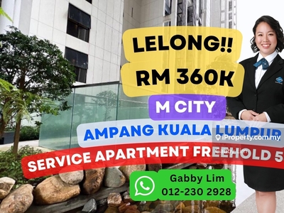 Lelong Super Cheap Service Residence @ M City Ampang Kuala Lumpur