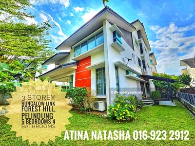 Renovated! 3 Storey Bungalow Link Forest & Hill Pelindung