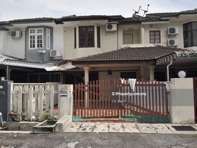 Tenanted terrace house for sale at Bercham area. Closed to wet market