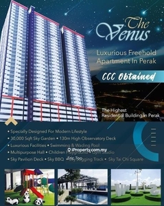 The Venus Apartment For sales(Big size unit)- Sitiawan