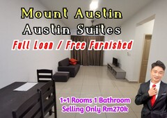 Austin Suites,1+1 Rooms Full Loan Full Furnish