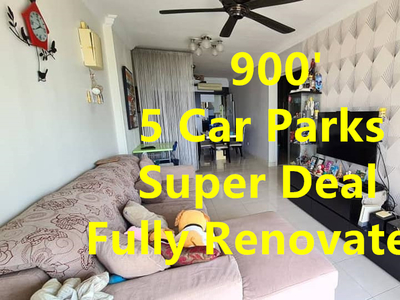 Serina Bay - Fully Renovated - 5 Car Parks - 900' - Jelutong