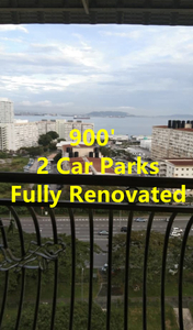 Serina Bay - Fully Renovated - 900' - 2 Car Parks - Jelutong