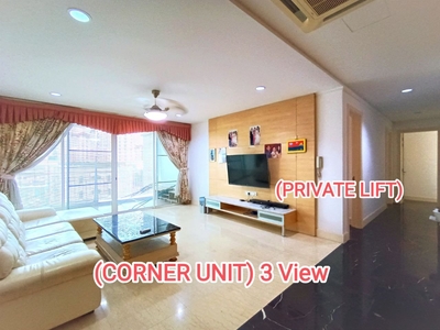 CHEAPEST CORNER UNIT, 3 VIEW, WITH PRIVATE LIFT