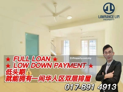 Full Loan and Low Down Payment Bukit Beruang 2sty House Near Mmu