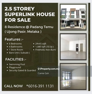 2.5 Storey Superlink Terrace ( 8 Residence @ Padang Temu )