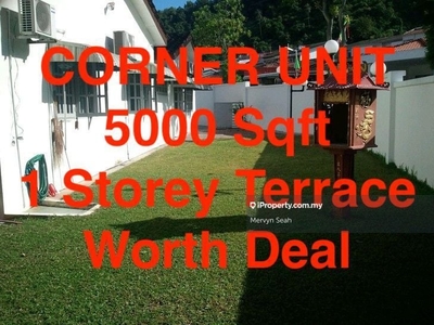 Jalan Delima 5000 Sf 1 Storey Terrace Corner Rare In Market Good Deal