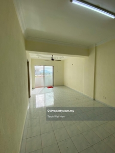 Apartment butterworth unfurnished gated guarded 3 bedrooms cheap rent