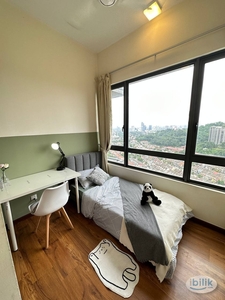 ✨Big Window City View Single Room Rental Prime Location