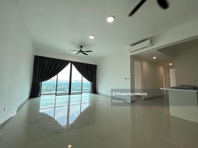 Brand new Partially furnished nice view keen for rent