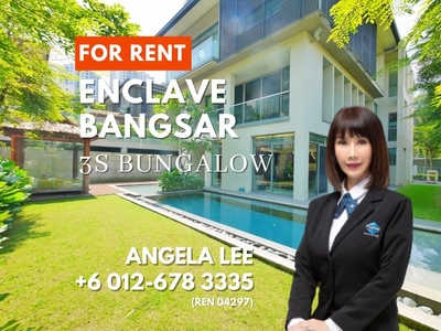 Enclave Bangsar 3-Storey Bungalow with Private Pool for Rent