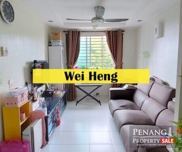 melody home high floor 700sf facing hill furnished unit in ayer itam