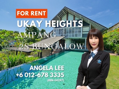 Ukay Heights Bungalow with swimming pool for Rent @ Ampang