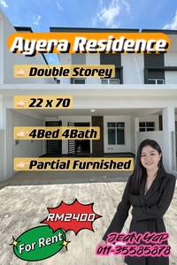 Ayera Residence near Senibong Partial furnish Rent