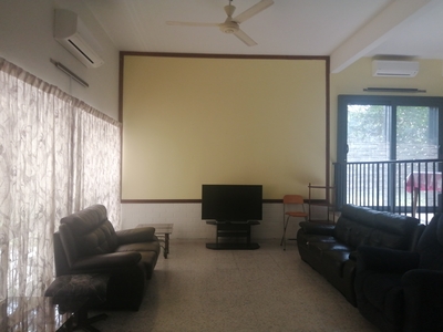 Double storey corner house for rent