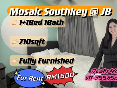 Mosaic Southkey 1+1BR Fully Furnished
