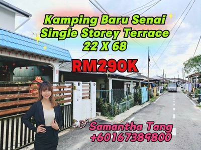 Original Condition Single Storey At Kampung Baru Senai For Sale