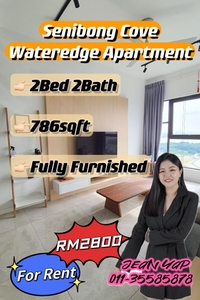 Senibong Water Edge 2BR Fully Furnish for Rent
