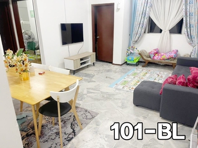 [SUPER VALUE BUY] 854sqft Tasik Heights Apartment, Bandar Tasik Selatan, Kuala Lumpur. 3 Bedrooms & 2 Bathrooms