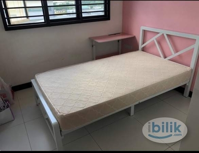 Cozy Furnished Room + Private Bathroom for Rent at Taming Jaya Industrial Park, Balakong