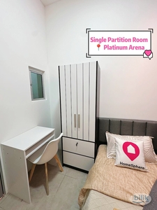 Low Rental‼️ Fully Furnished Single Partition Room at Petalz Residences Near Midvalley