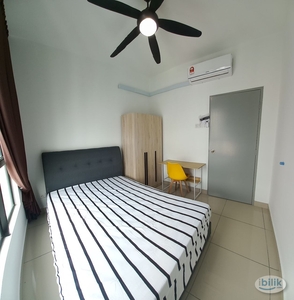MEDIUM Room @ MIZUMI Residence, KEPONG, Fully Furnished with Internet & Cleaning (850m to MRT Metro Prima)