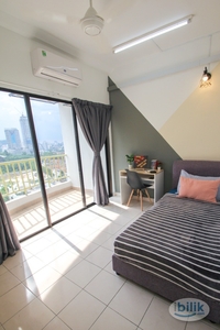 Near Mont Kiara, Publika, Solaris Balcony Single Room Rent at Sri Putramas 1