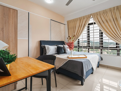Opposite MRT Damansara Damai , Exclusive Fully Furnished Private Masterbed Room with Bathroom