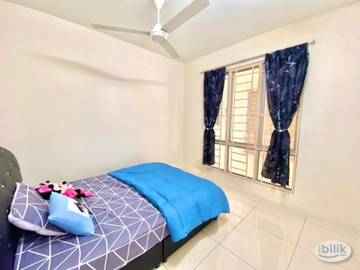 【Private Non-sharing】Super Cozy Room【Big size room with Queen Bed】 near LRT Wangsa Maju, PV128 Setapak, Taman Melati, Sentul, KL, KLCC, Danau Kota etc