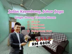Taman Johor Jaya Single Storey Terrace House