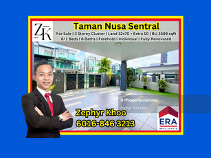 Taman Nusa Sentral 3 Storey Cluster House Nice House For Sale