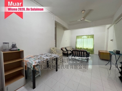 2 beded Apartment, Wisma 2020, Jln Sulaiman, Muar