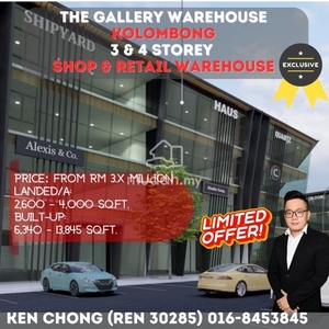 The Gallery Kolombong Modern Shop Showroom Retail Warehouse CL999