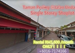 Taman perling single storey shop for rent suitable office