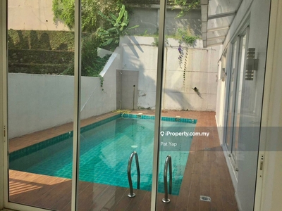 Modern design bungalow in Bukit Damansara with swimming pool