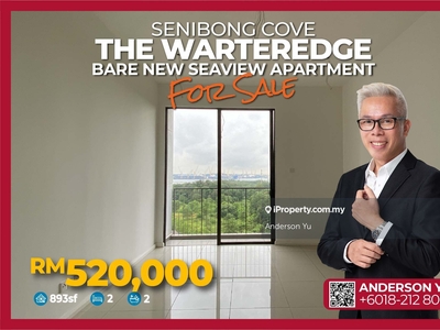 Bare New Seaview Apartment @ The Wateredge Senibong Cove for Sale