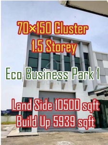 Eco Business Park 1 Cluster Factory 1.5 Storey ] Kempas ] Dato Onn