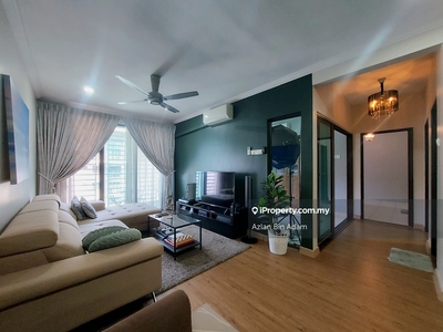 Renovated Fully Furnished Extended Kitchen Area Indah Alam Condo