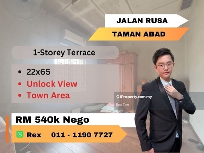 22x75 Single Storey at Taman Abad Near Ksl Town Area Johor Bahru Johor