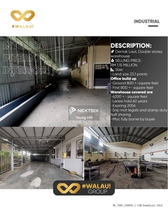 DOUBLE STOREY WAREHOUSE FOR SALE