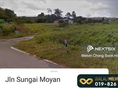 Mixed Zone 1st Lot Land At Jalan Sungai Moyan For Sale