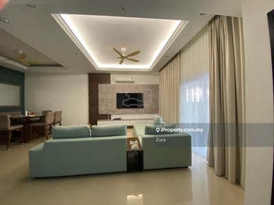 Partial Furnished Double Storey Terrace House at Bukit Jelutong For Re