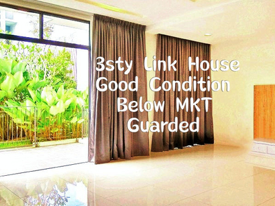 16 Quartz, Taman Melawati, 3 storey Link House For Sale, Below Market