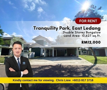 Tranquility Park, East Ledang big bungalow pool villa, good condition, nice environment for living