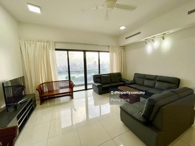 Beautiful full kl city view & lake view min for 1 year stay
