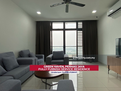 Fully Furnished / 3 Bedrooms / Permas Jaya / Senibong Cove