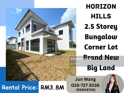 Horizon Hills, 2.5 Storey Bungalow, Corner Brand New, Big Land Unit